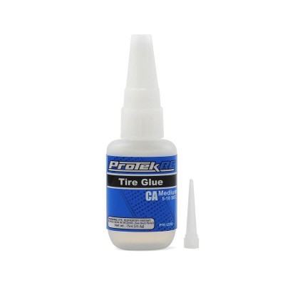 ProTek RC CA Tire Glue w/Glue Tip (Medium) (0.75oz)